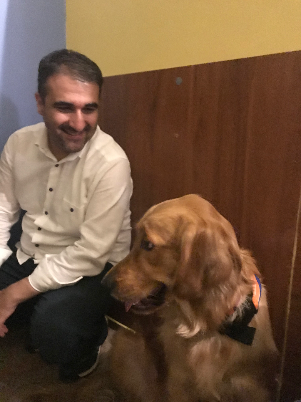 Orhan Dogan, CTO With A Lovely Dog