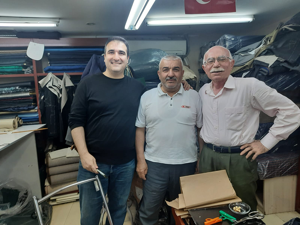 Orhan Dogan And His Father Tailor Shop